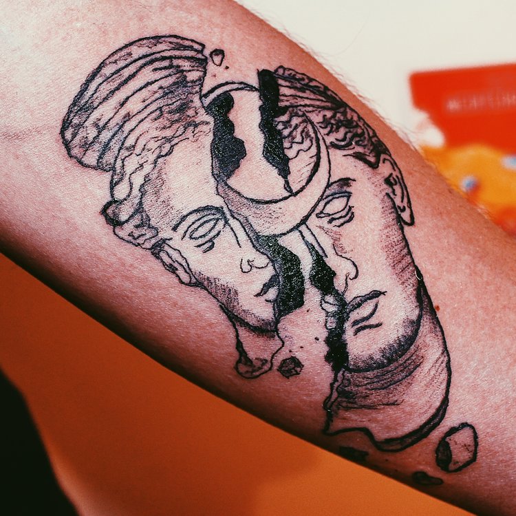 Tatuaje de Franco Discepolo