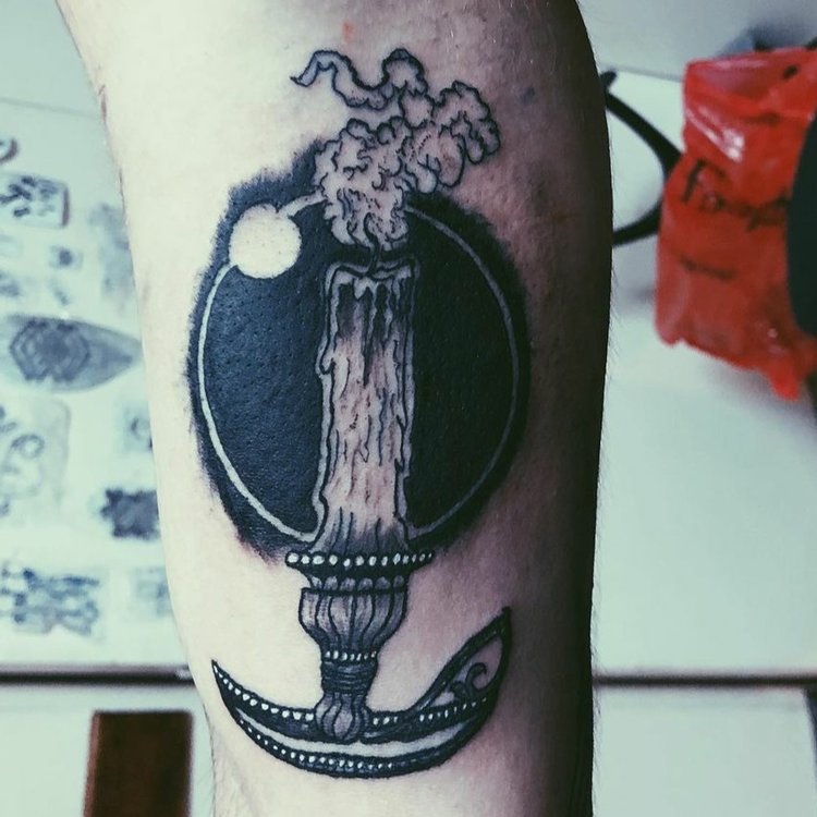 Tatuaje de Franco Discepolo