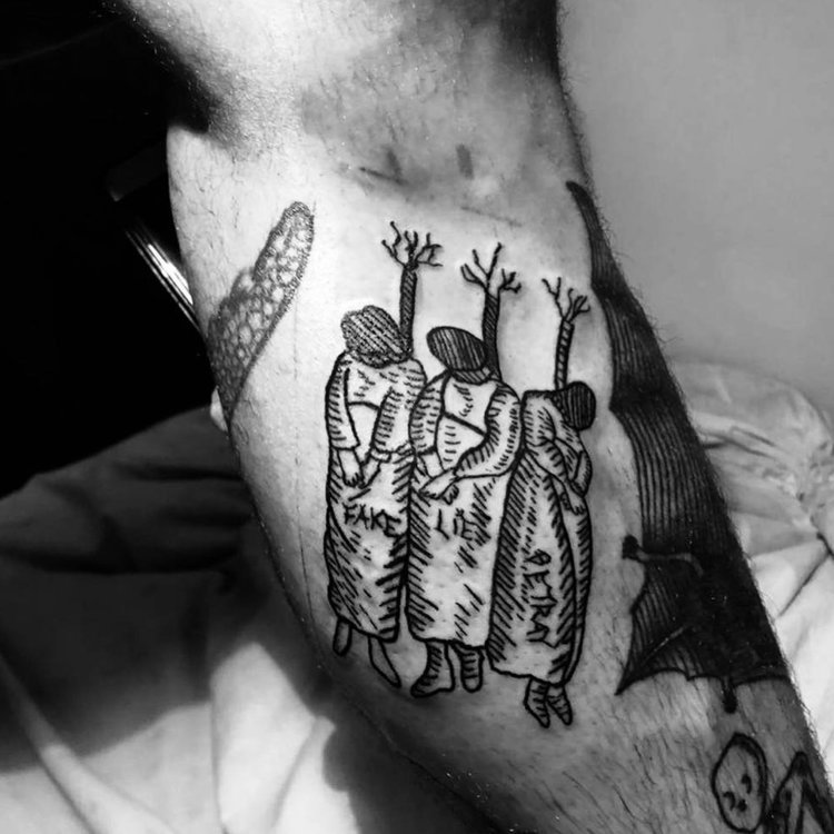 Tatuaje de Franco Discepolo