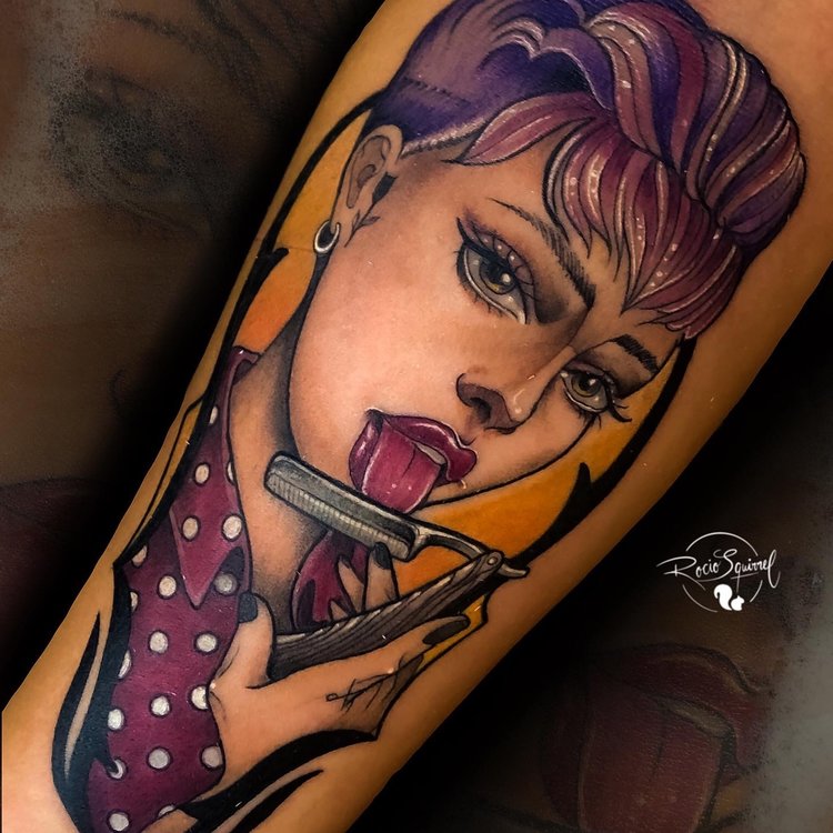 Tatuaje de Rocio Squirrel