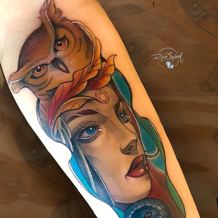 Tatuaje de Rocio Squirrel