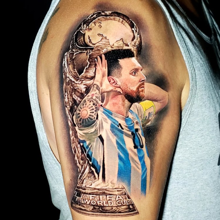 Tatuaje de Boris Argañaraz