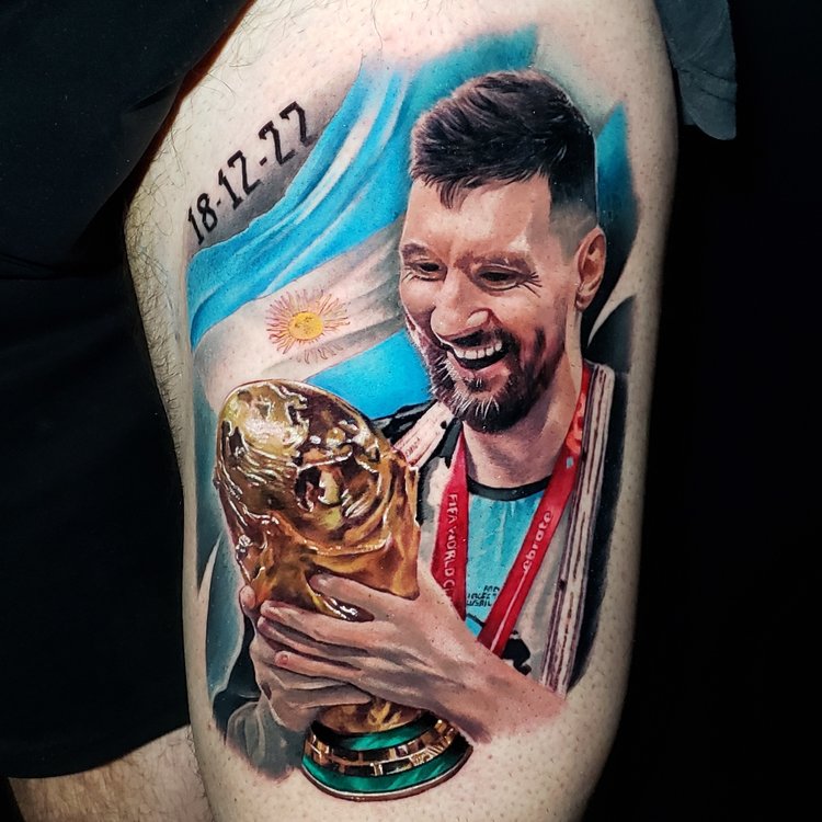 Tatuaje de Boris Argañaraz