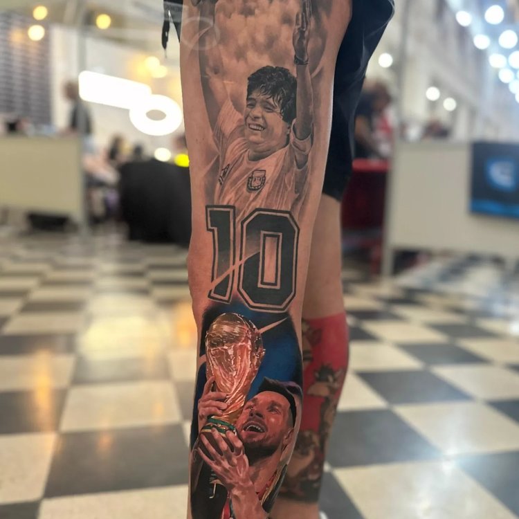 Tatuaje de Boris Argañaraz