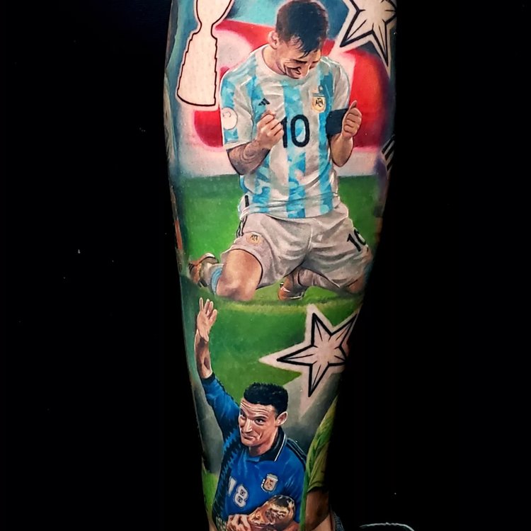 Tatuaje de Boris Argañaraz