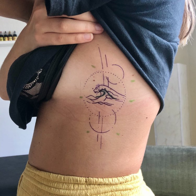 Tatuaje de ROCKY