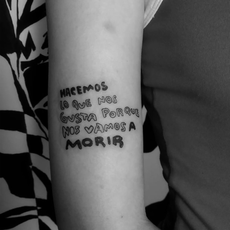 Tatuaje de Melina Rimola