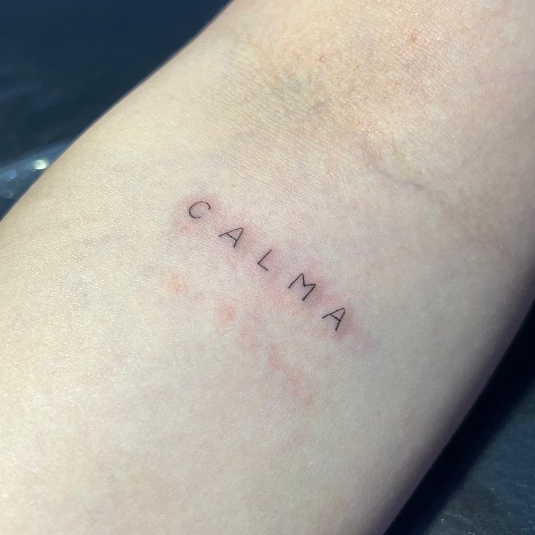Tatuaje de Natalia Bazán