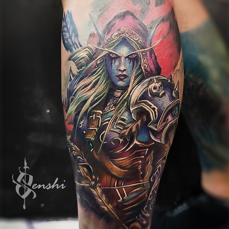 Tatuaje de Senshi INK