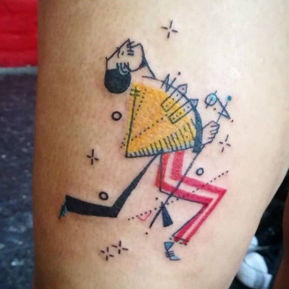 Tatuaje de Flor Pontiac