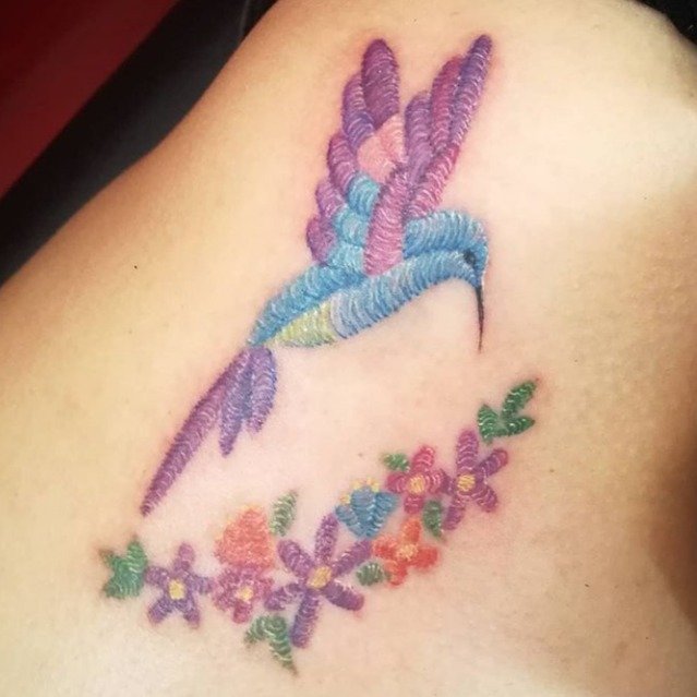 Tatuaje de Flor Pontiac