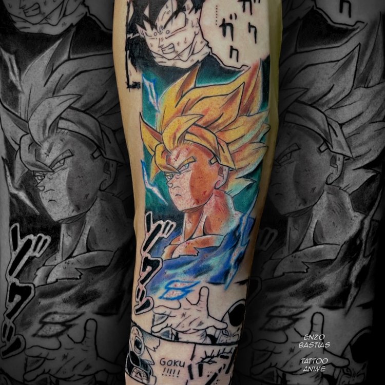 Tatuaje de Enzo Bastias