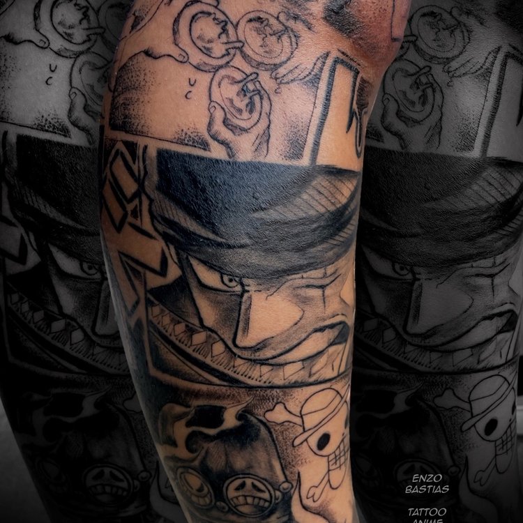 Tatuaje de Enzo Bastias