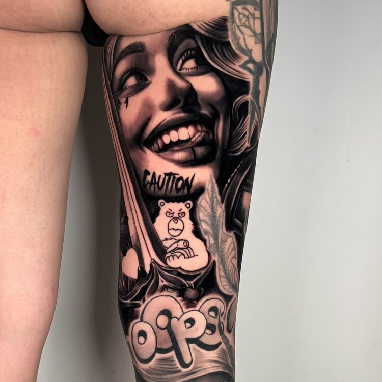 Tatuaje de Ali Lionhouse