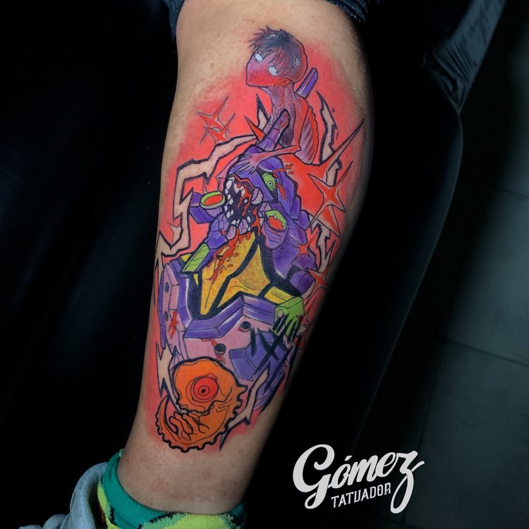 Tatuaje de Junior Gómez