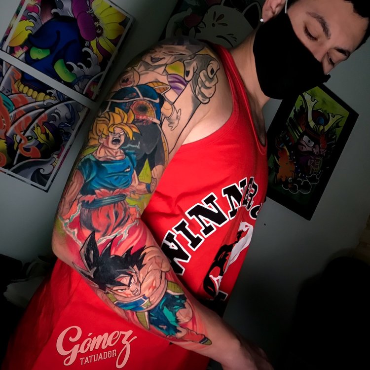 Tatuaje de Junior Gómez