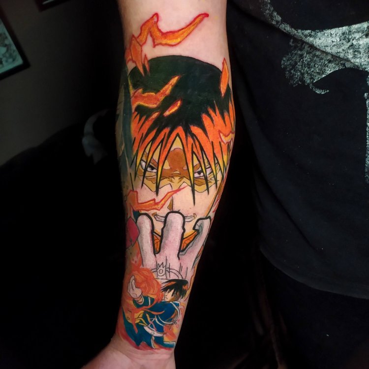 Tatuaje de Junior Gómez