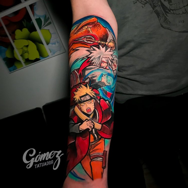 Tatuaje de Junior Gómez