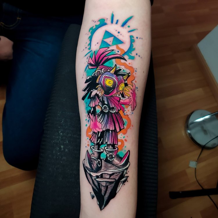 Tatuaje de Junior Gómez
