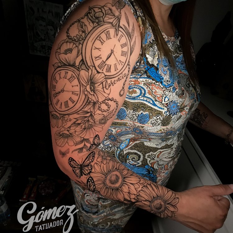 Tatuaje de Junior Gómez