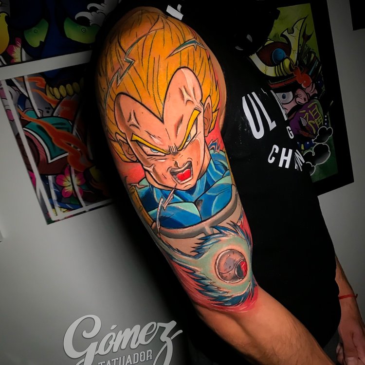 Tatuaje de Junior Gómez