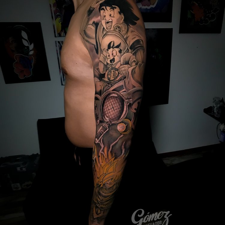 Tatuaje de Junior Gómez