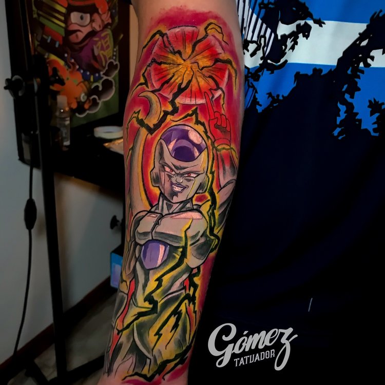 Tatuaje de Junior Gómez