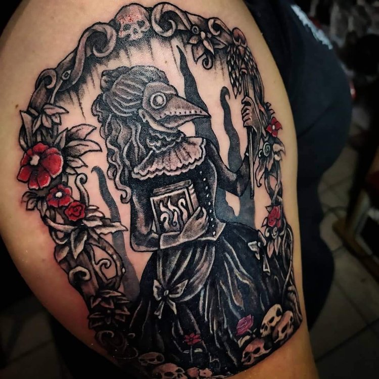 Tatuaje de Cuervo