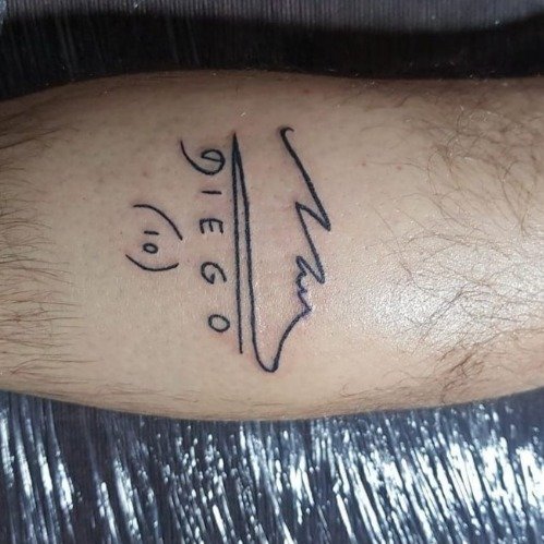 Tatuaje de Braian Monzon