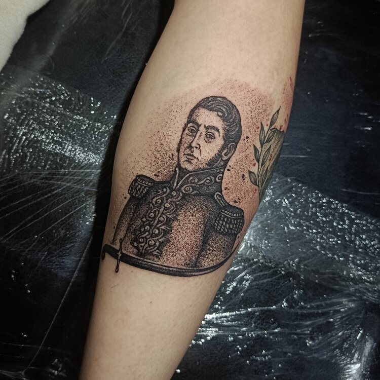 Tatuaje de Marcelo Albarracín