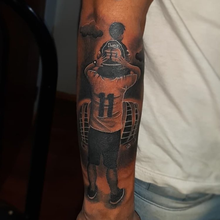 Tatuaje de Santy Veliz