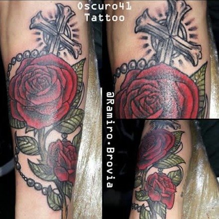 Tatuaje de Ramiro Brovia Oscuro41 Samurai Letrado