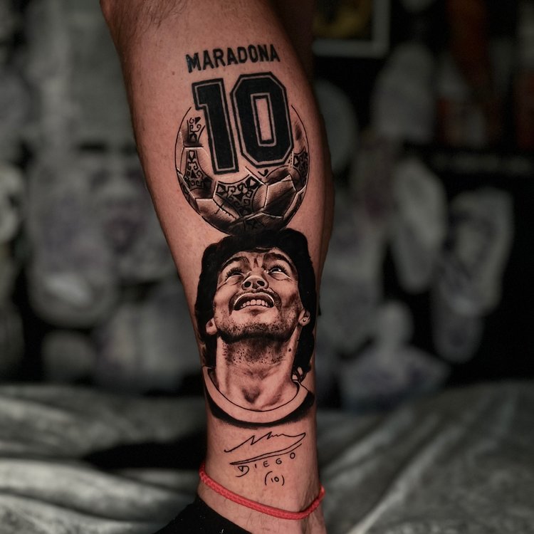 Tatuaje de Emiliano Romero