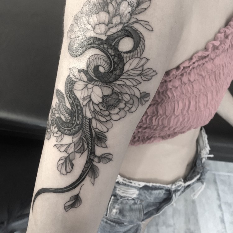 Tatuaje de Delfina
