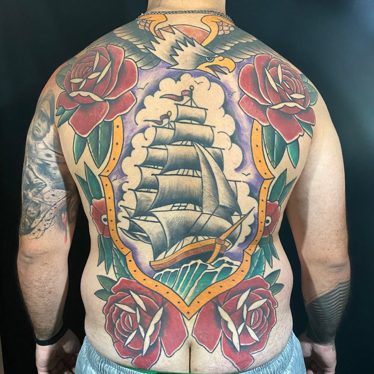 Tatuaje de Gaston Chianello