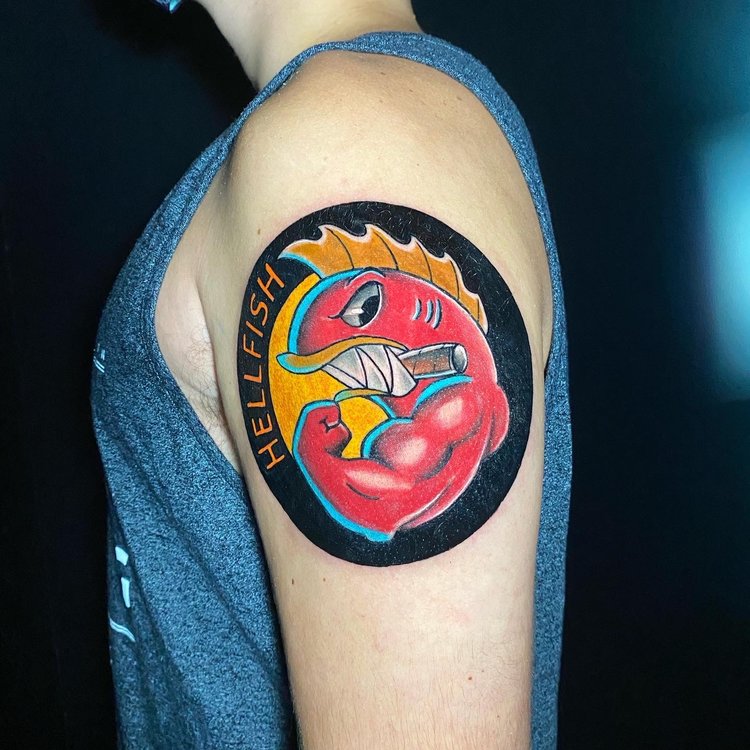 Tatuaje de Gaston Chianello