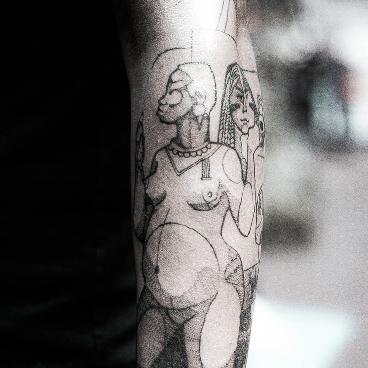 Tatuaje de Lautaro Jaimon Proietto