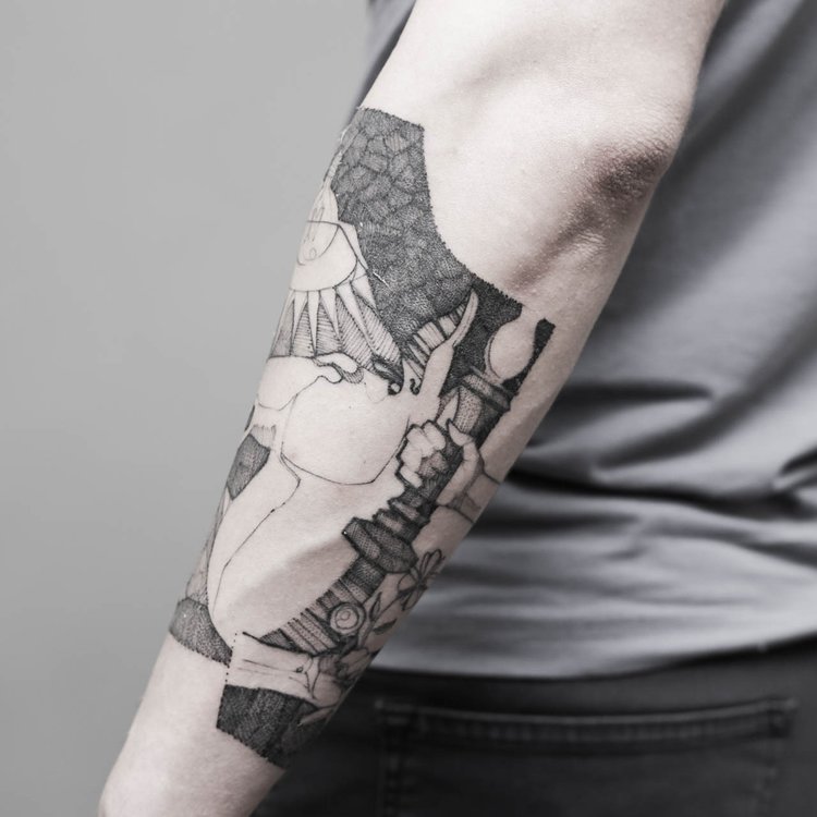 Tatuaje de Lautaro Jaimon Proietto
