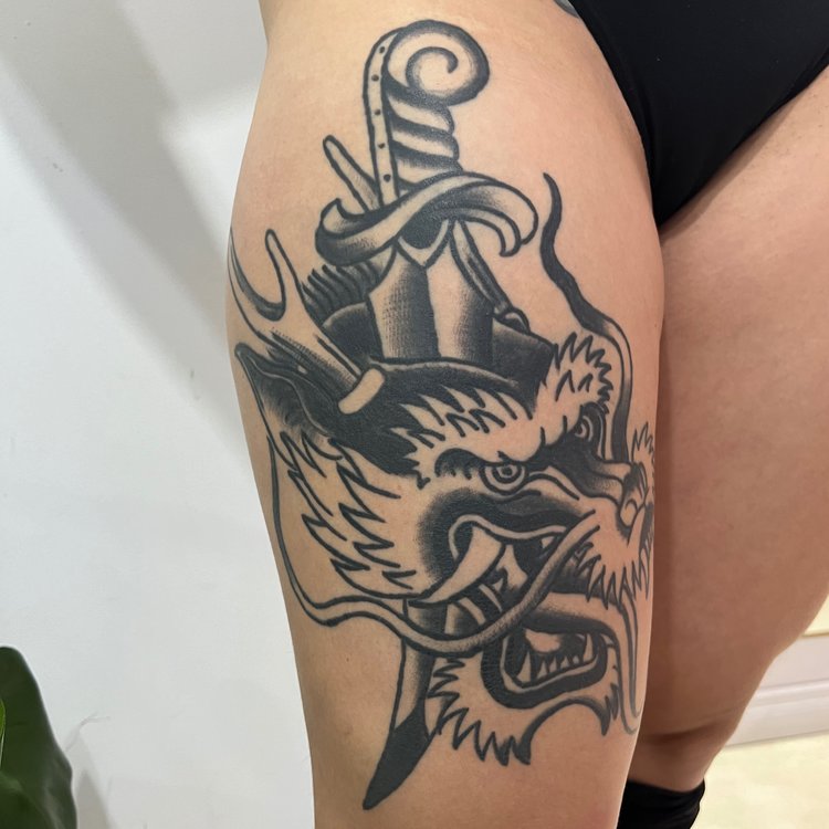 Tatuaje de Juana Bentancur