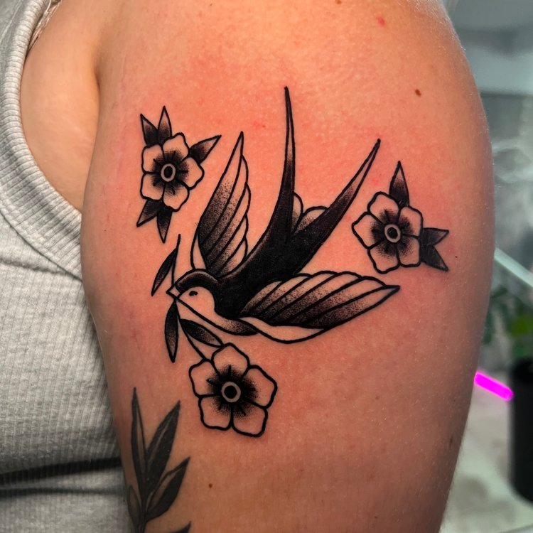 Tatuaje de Juana Bentancur