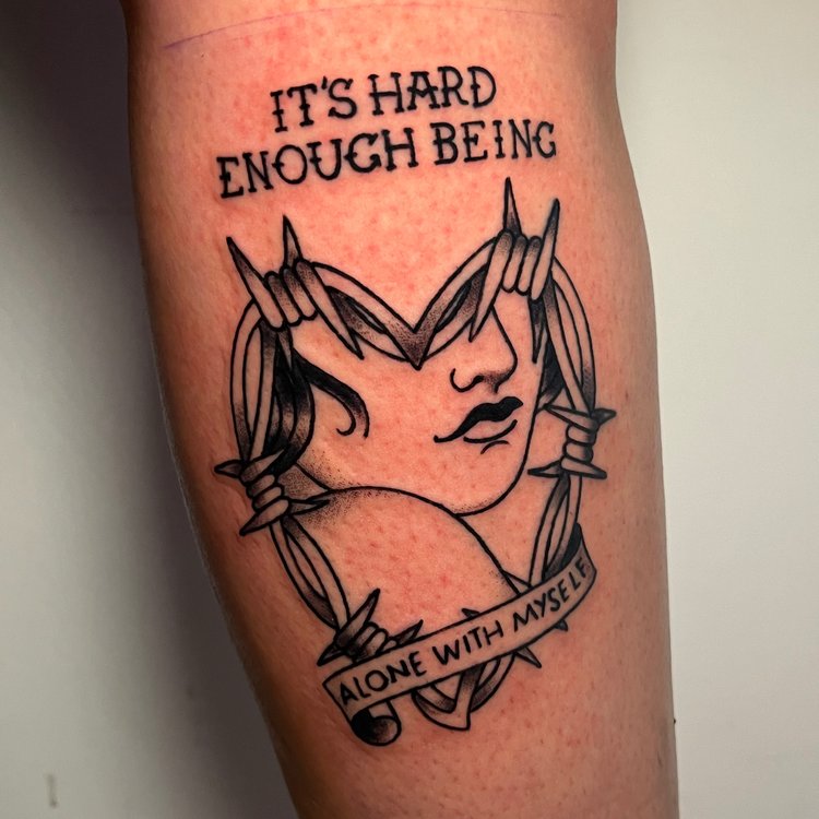 Tatuaje de Juana Bentancur