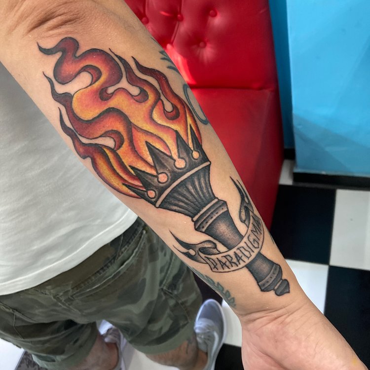 Tatuaje de Charly Camdepadrós