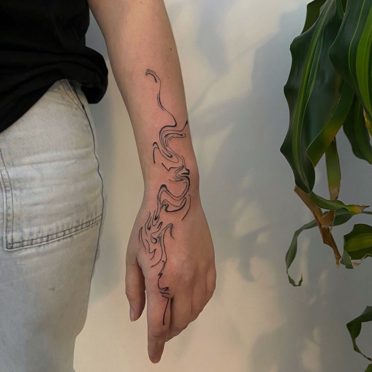 Tatuaje de Delfina Arnao