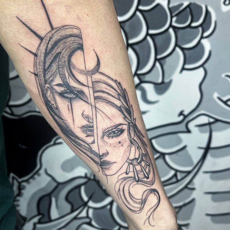 Tatuaje de Lou Bahia