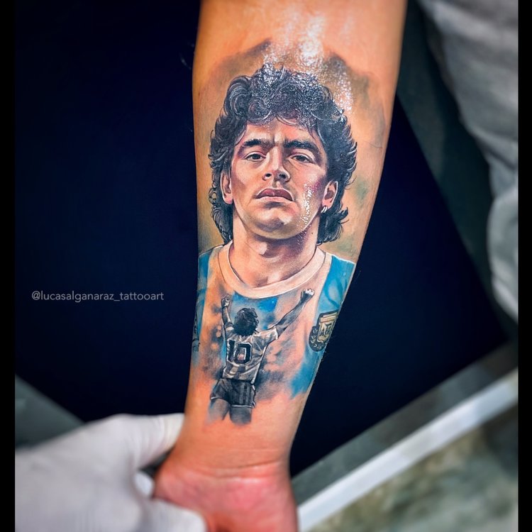 Tatuaje de Lucas Algañaraz