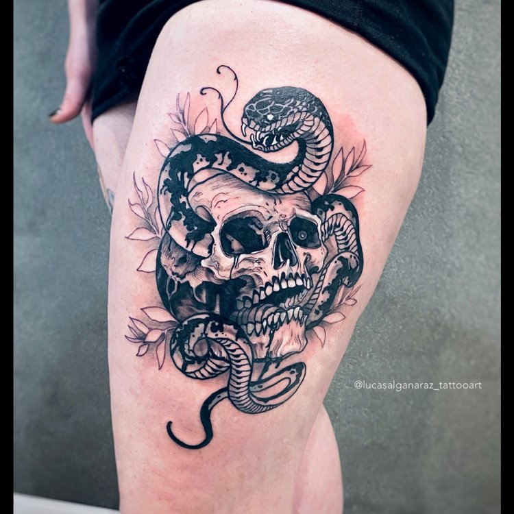 Tatuaje de Lucas Algañaraz