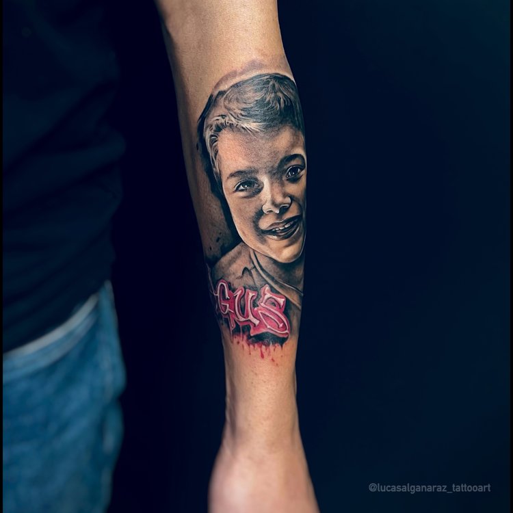 Tatuaje de Lucas Algañaraz