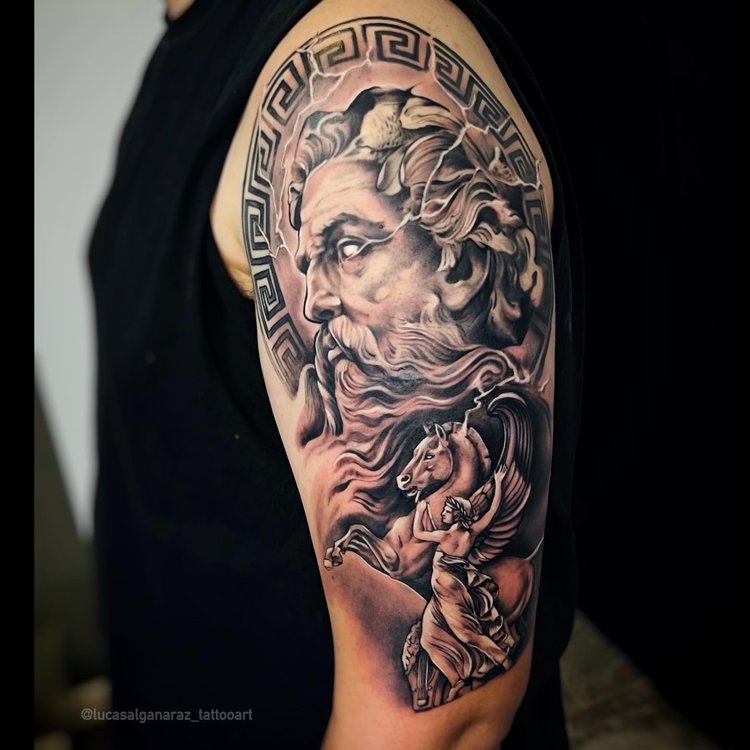 Tatuaje de Lucas Algañaraz