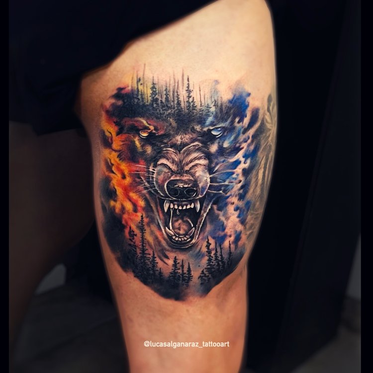 Tatuaje de Lucas Algañaraz