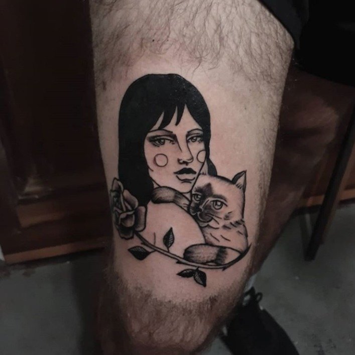 Tatuaje de Cuadro Macabro